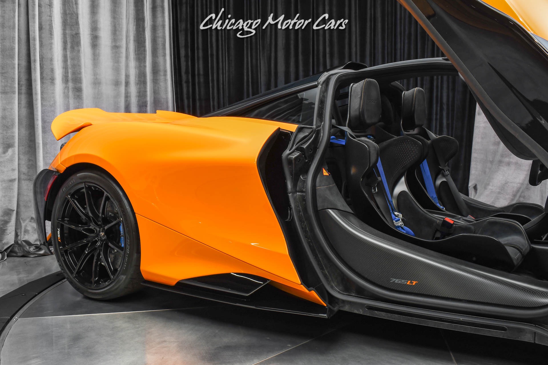 Used-2021-McLaren-765LT-Coupe-Roof-Scoop-Papaya-Spark-Orange-Club-Sport-Pro-Pack-LOADED
