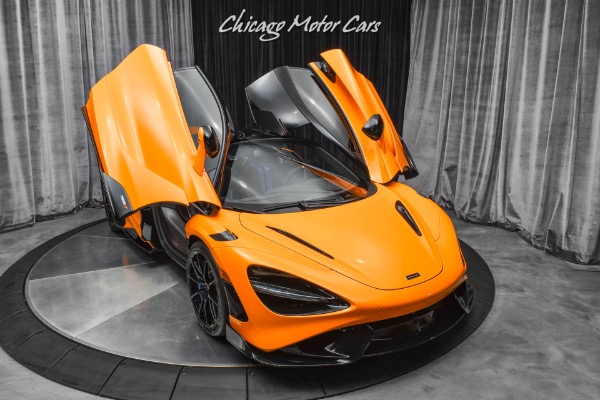 Used-2021-McLaren-765LT-Coupe-Roof-Scoop-Papaya-Spark-Orange-Club-Sport-Pro-Pack-LOADED