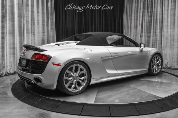 Used-2012-Audi-R8-52-V10-Quattro-Spyder-Convertible-Ice-Silver-Carbon-Fiber-Mirror-PPF