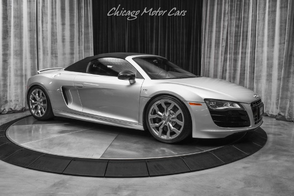 Used-2012-Audi-R8-52-V10-Quattro-Spyder-Convertible-Ice-Silver-Carbon-Fiber-Mirror-PPF