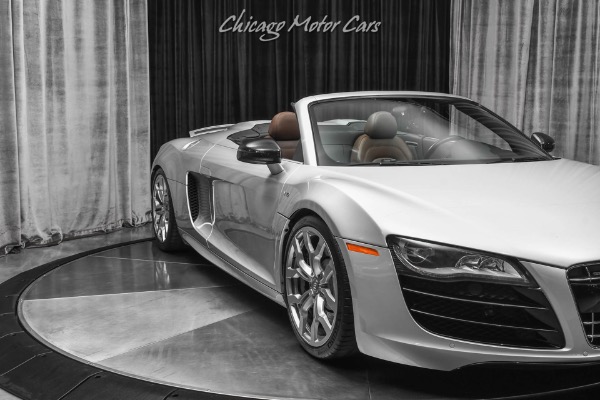 Used-2012-Audi-R8-52-V10-Quattro-Spyder-Convertible-Ice-Silver-Carbon-Fiber-Mirror-PPF