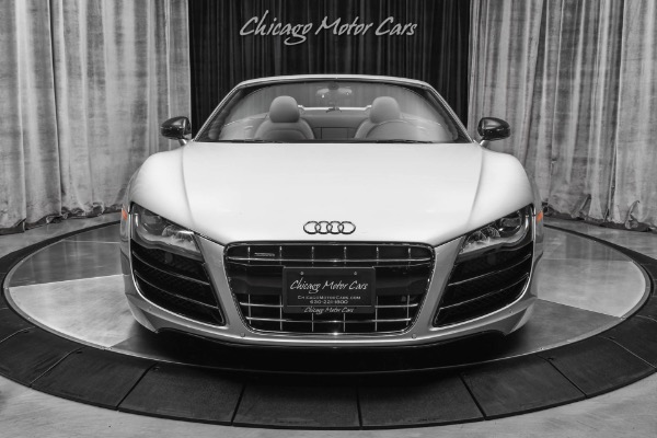 Used-2012-Audi-R8-52-V10-Quattro-Spyder-Convertible-Ice-Silver-Carbon-Fiber-Mirror-PPF