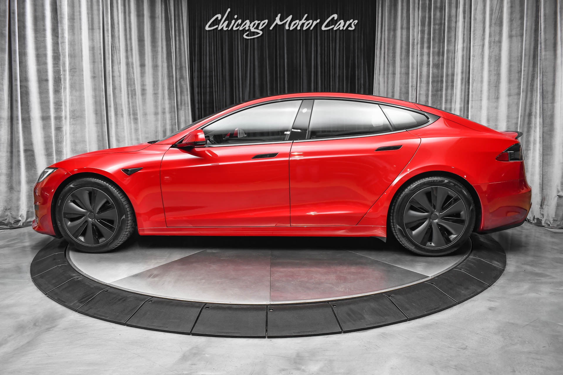 Used-2021-Tesla-Model-S-Plaid-Sedan-Red-Multi-Coat-ONLY-144-Miles-Autopilot-Worlds-Fastest-Sedan