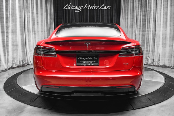 Used-2021-Tesla-Model-S-Plaid-Sedan-Red-Multi-Coat-ONLY-144-Miles-Autopilot-Worlds-Fastest-Sedan