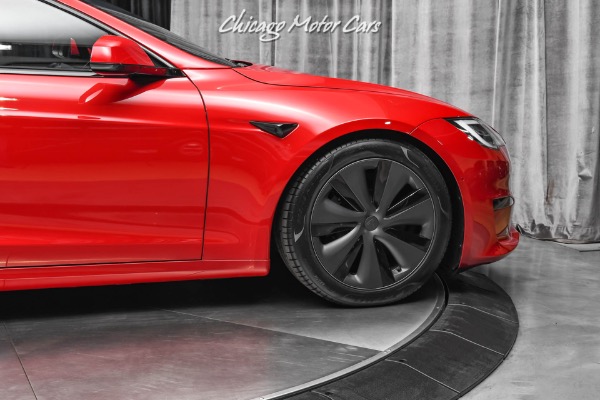 Used-2021-Tesla-Model-S-Plaid-Sedan-Red-Multi-Coat-ONLY-144-Miles-Autopilot-Worlds-Fastest-Sedan