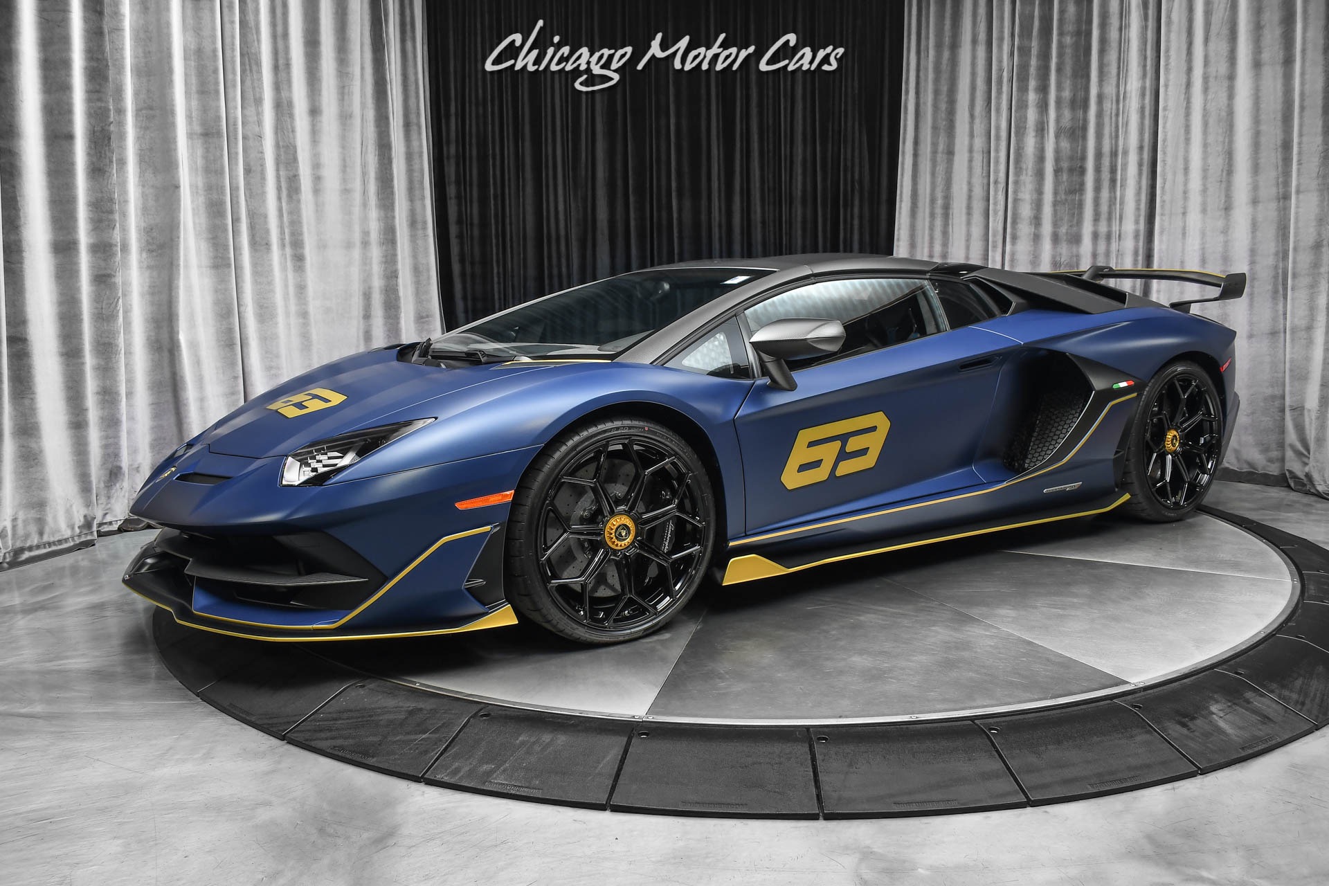 Used-2020-Lamborghini-Aventador-LP770-4-SVJ-63-Roadster-Extremely-RARE-Blu-Emera-163-Made-Collector-Quality-FULL-PPF