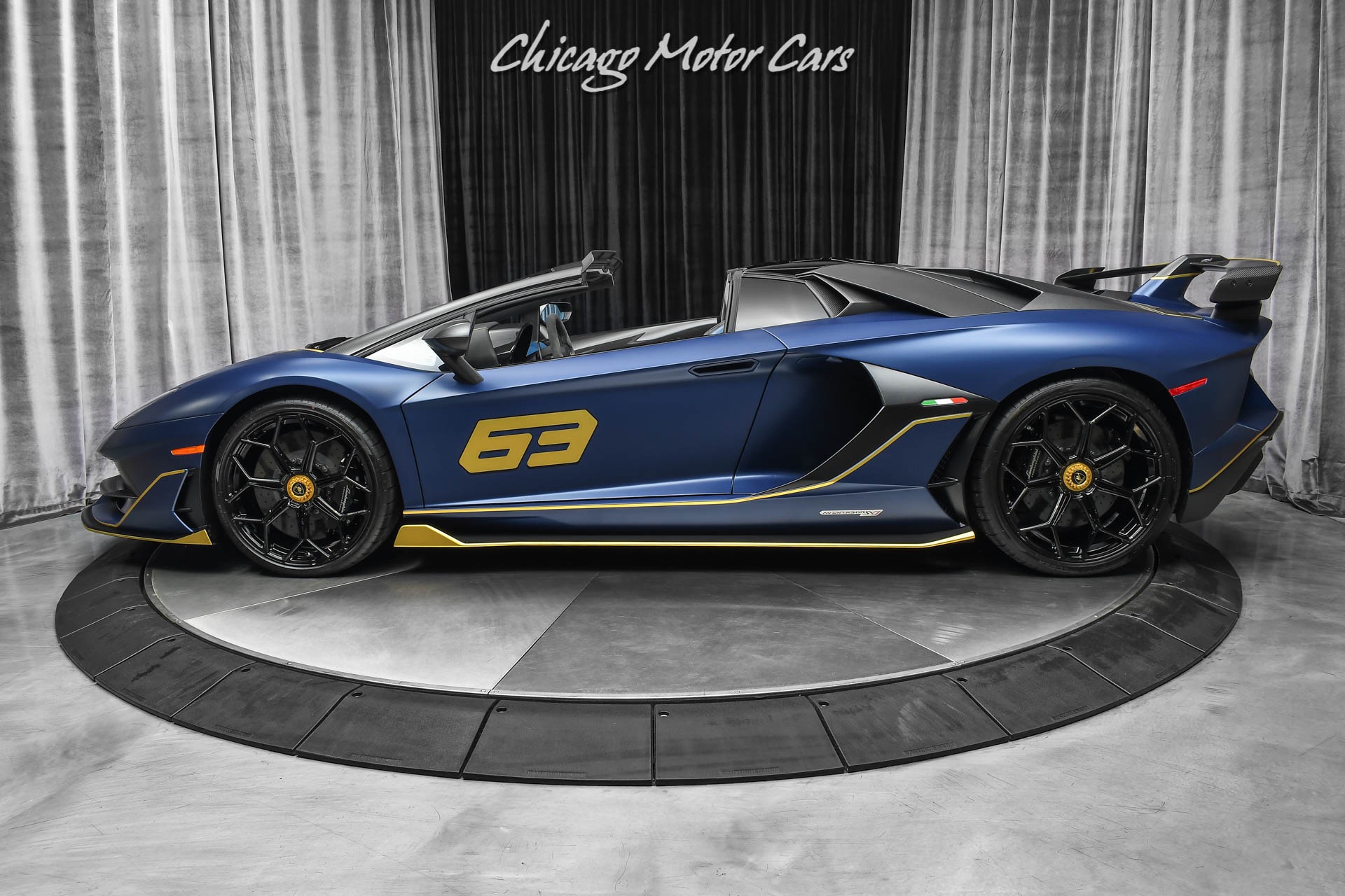 Used-2020-Lamborghini-Aventador-LP770-4-SVJ-63-Roadster-Extremely-RARE-Blu-Emera-163-Made-Collector-Quality-FULL-PPF