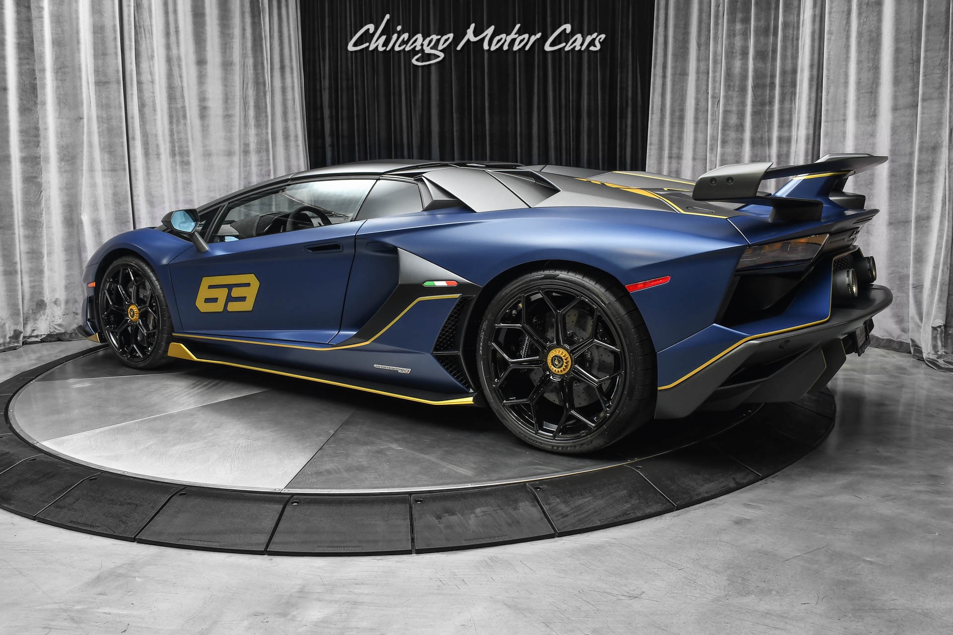 Used-2020-Lamborghini-Aventador-LP770-4-SVJ-63-Roadster-Extremely-RARE-Blu-Emera-163-Made-Collector-Quality-FULL-PPF