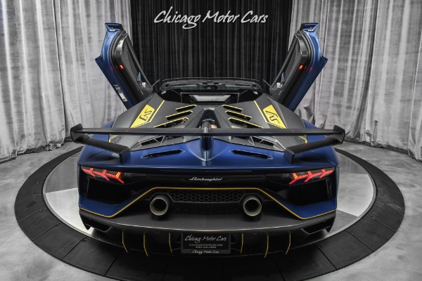 Used-2020-Lamborghini-Aventador-LP770-4-SVJ-63-Roadster-Extremely-RARE-Blu-Emera-163-Made-Collector-Quality-FULL-PPF