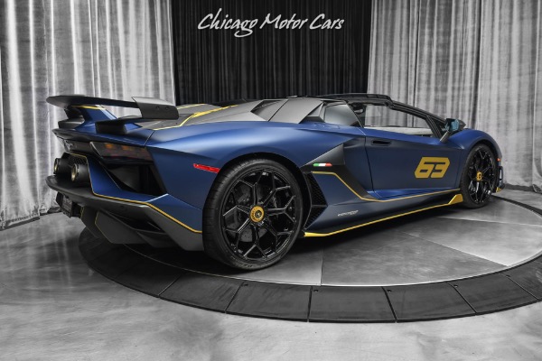 Used-2020-Lamborghini-Aventador-LP770-4-SVJ-63-Roadster-Extremely-RARE-Blu-Emera-163-Made-Collector-Quality-FULL-PPF