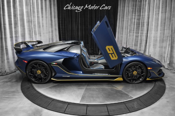 Used-2020-Lamborghini-Aventador-LP770-4-SVJ-63-Roadster-Extremely-RARE-Blu-Emera-163-Made-Collector-Quality-FULL-PPF