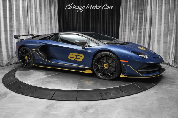 Used-2020-Lamborghini-Aventador-LP770-4-SVJ-63-Roadster-Extremely-RARE-Blu-Emera-163-Made-Collector-Quality-FULL-PPF