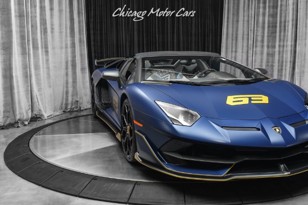 Used-2020-Lamborghini-Aventador-LP770-4-SVJ-63-Roadster-Extremely-RARE-Blu-Emera-163-Made-Collector-Quality-FULL-PPF