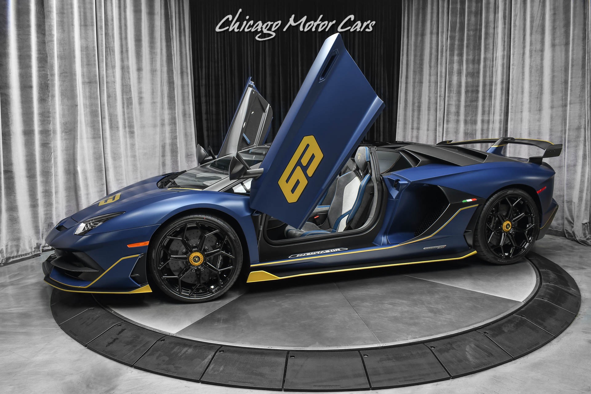 Used-2020-Lamborghini-Aventador-LP770-4-SVJ-63-Roadster-Extremely-RARE-Blu-Emera-163-Made-Collector-Quality-FULL-PPF