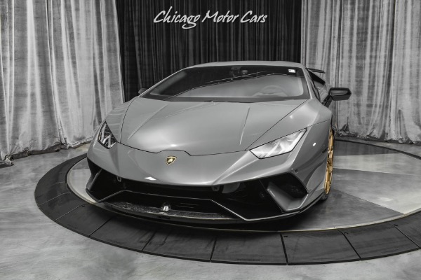 Used 2018 Lamborghini Huracan Performante LP640-4 Coupe Performante Grigio Telesto! RARE Only 7k Miles LOADED! SERVICED! for sale Sold at Chicago Motor Cars in West Chicago IL 60185 2