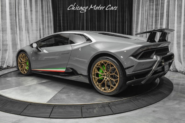 Used 2018 Lamborghini Huracan Performante LP640-4 Coupe Performante Grigio Telesto! RARE Only 7k Miles LOADED! SERVICED! for sale Sold at Chicago Motor Cars in West Chicago IL 60185 3