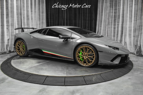 Used 2018 Lamborghini Huracan Performante LP640-4 Coupe Performante Grigio Telesto! RARE Only 7k Miles LOADED! SERVICED! for sale Sold at Chicago Motor Cars in West Chicago IL 60185 6