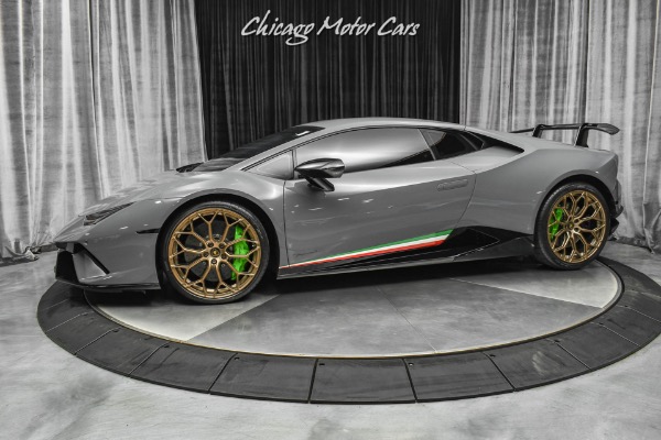 Used 2018 Lamborghini Huracan Performante LP640-4 Coupe Performante Grigio Telesto! RARE Only 7k Miles LOADED! SERVICED! for sale Sold at Chicago Motor Cars in West Chicago IL 60185 1