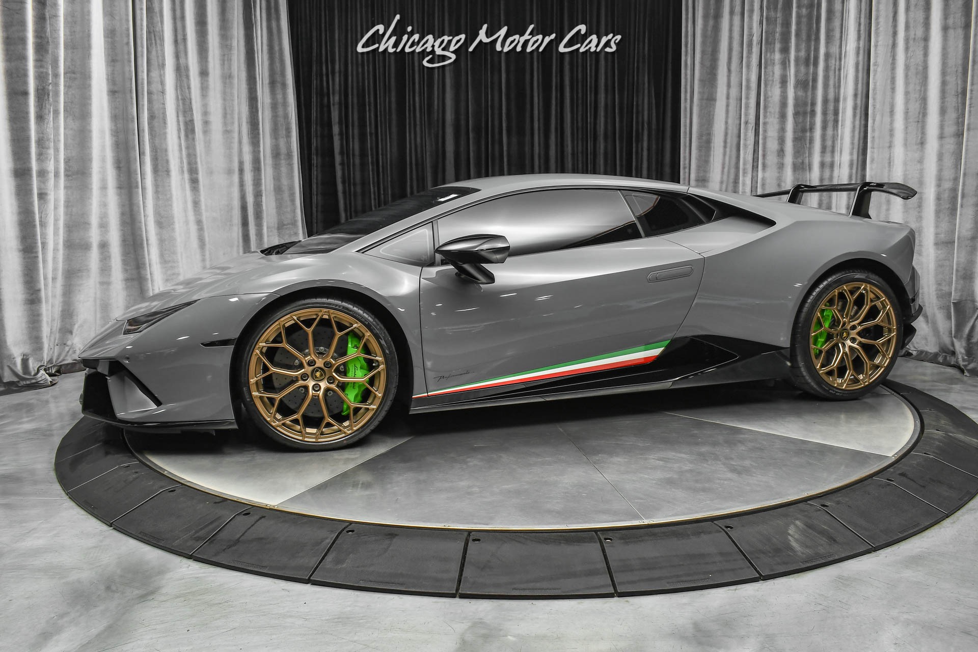 Used 2018 Lamborghini Huracan Performante LP640-4 Coupe Performante Grigio Telesto! RARE Only 7k Miles LOADED! SERVICED! for sale Sold at Chicago Motor Cars in West Chicago IL 60185 1