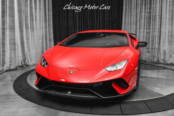 Used 2018 Lamborghini Huracan LP640-4 Performante Coupe LOADED! Stunning Rosso Mars! FI EXHAUST! for sale Sold at Chicago Motor Cars in West Chicago IL 60185 2
