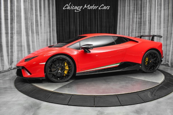 Used 2018 Lamborghini Huracan LP640-4 Performante Coupe LOADED! Stunning Rosso Mars! FI EXHAUST! for sale Sold at Chicago Motor Cars in West Chicago IL 60185 1