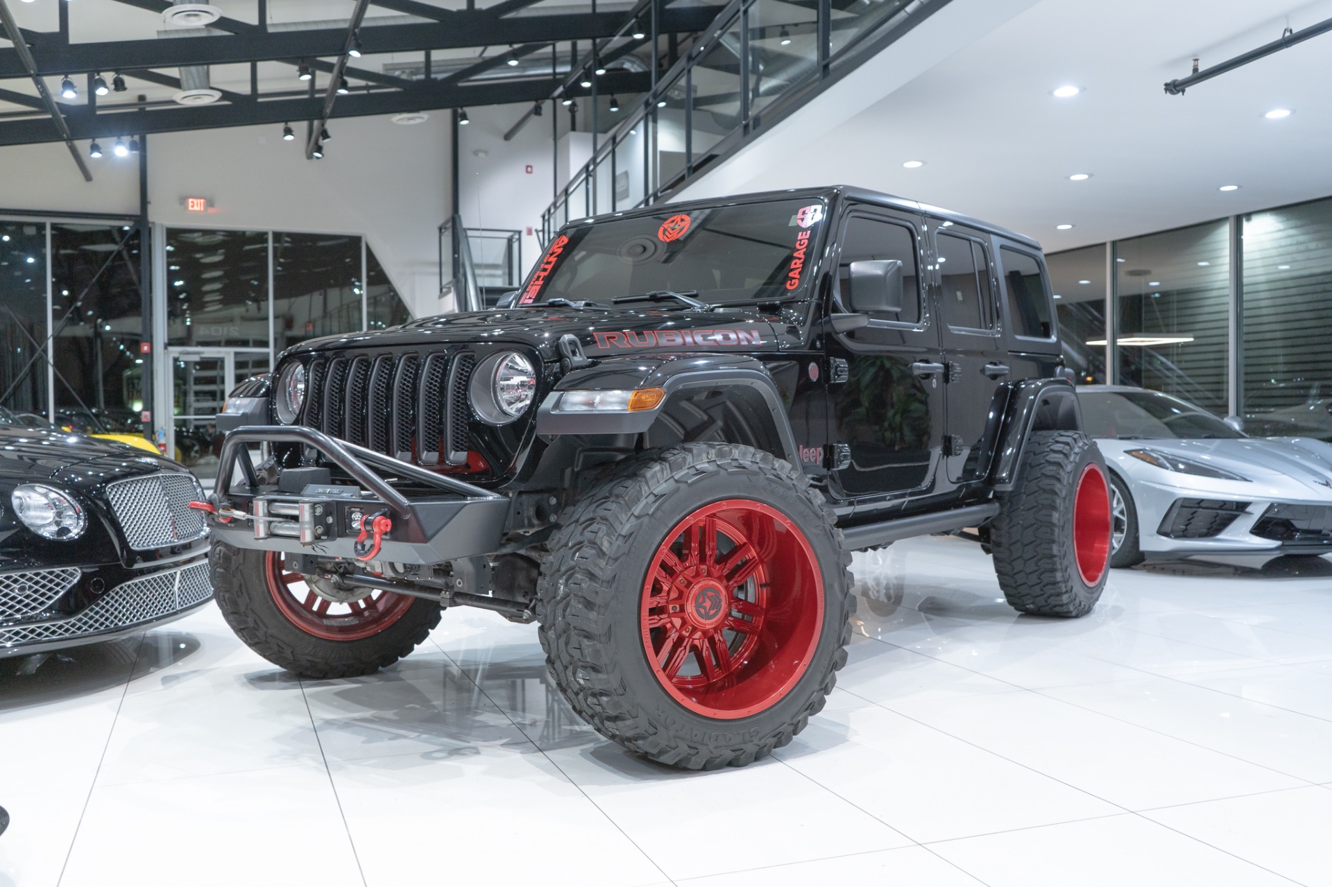 Used-2018-Jeep-Wrangler-Unlimited-Rubicon-Lifted-SuspensionWheels-Tasteful-Upgrades-LOADED