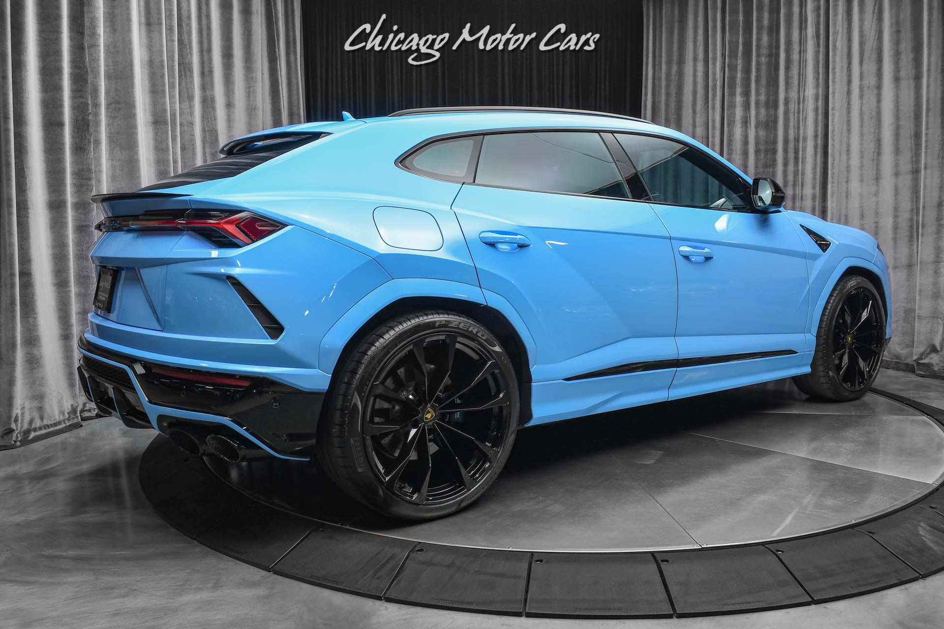 Used-2021-Lamborghini-Urus-SUV-Blu-Cepheus-Only-3k-Miles-LOADED-Huge-Original-MSRP