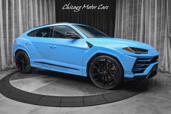 Used 2021 Lamborghini Urus SUV Blu Cepheus Only 3k Miles LOADED Huge Original MSRP! for sale Sold at Chicago Motor Cars in West Chicago IL 60185 6
