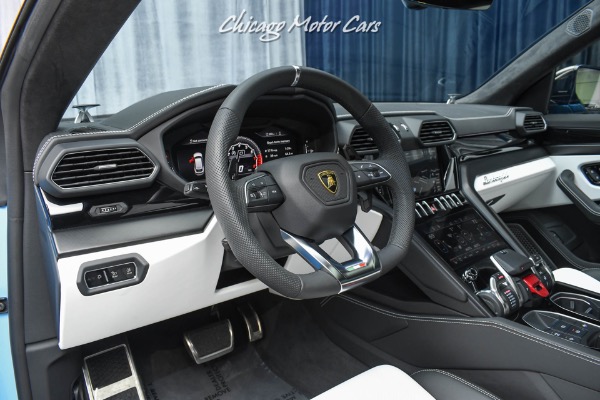 Used-2021-Lamborghini-Urus-SUV-Blu-Cepheus-Only-3k-Miles-LOADED-Huge-Original-MSRP