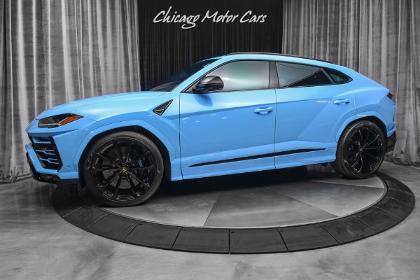 Used 2021 Lamborghini Urus SUV Blu Cepheus Only 3k Miles LOADED Huge Original MSRP! for sale Sold at Chicago Motor Cars in West Chicago IL 60185 1