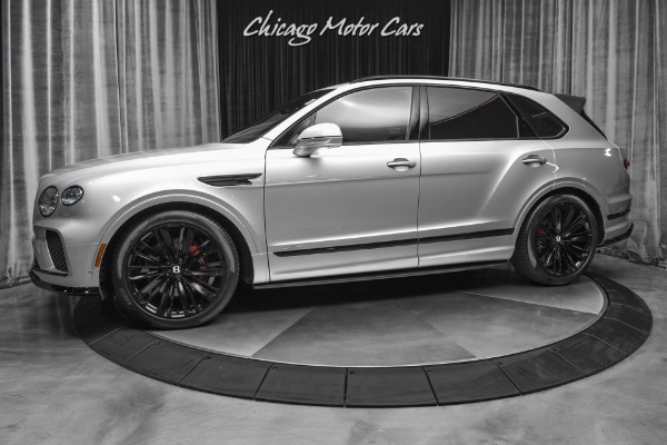 Used 2021 Bentley Bentayga Speed SUV Black Spec with Black Wheels LOADED Stunning Combination! for sale Sold at Chicago Motor Cars in West Chicago IL 60185 1