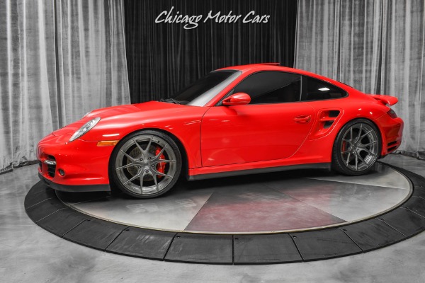 Used 2007 Porsche 911 Turbo Coupe Guards Red! 650HP! BY DESIGN STAGE 4! 20 STRASSE Wheels! for sale Sold at Chicago Motor Cars in West Chicago IL 60185 1