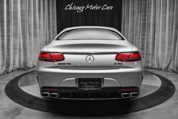 Used 2019 Mercedes-Benz S63 AMG 4Matic Coupe Drivers Assistance Package! AMG! LOW Miles! for sale Sold at Chicago Motor Cars in West Chicago IL 60185 4
