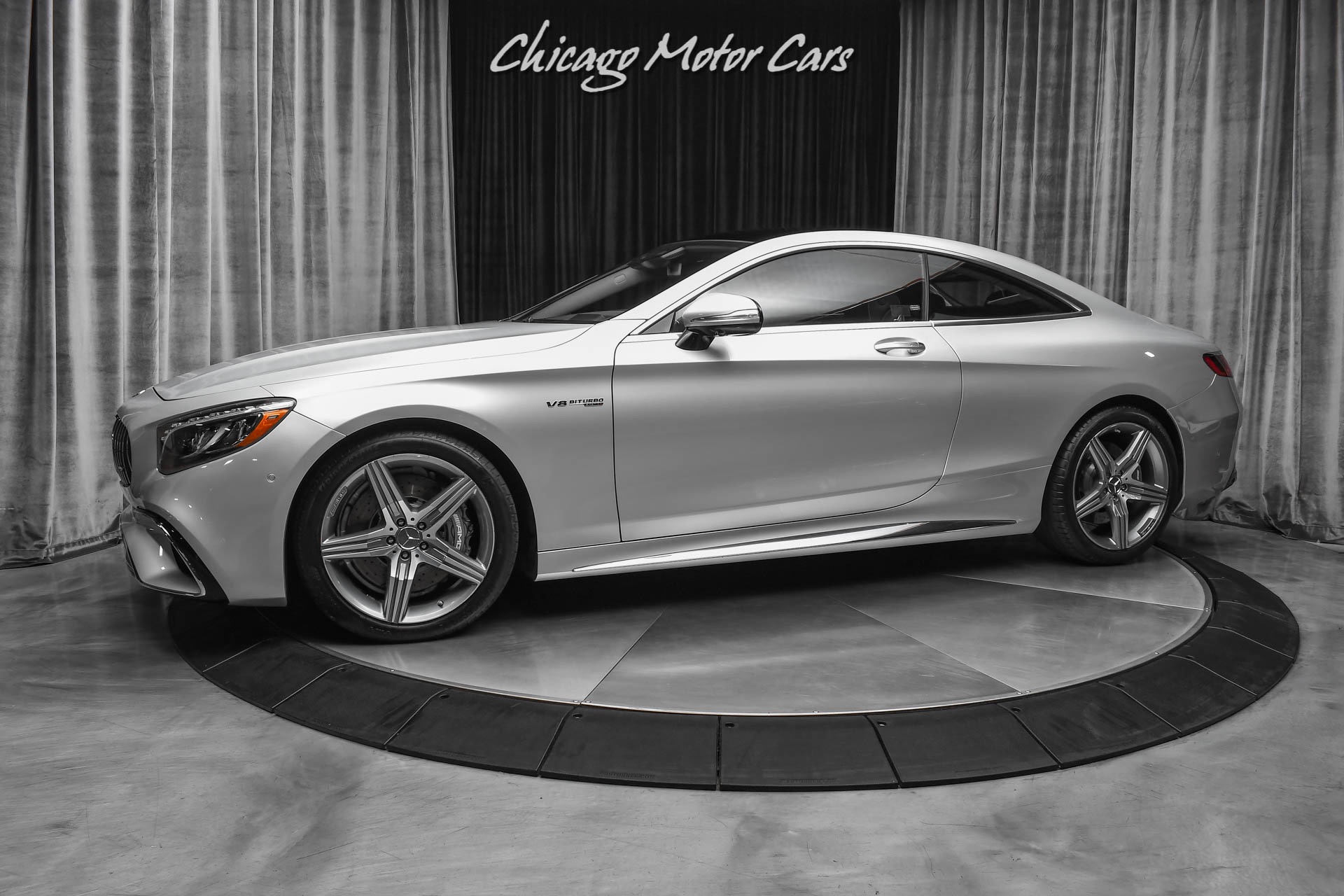 Used 2019 Mercedes-Benz S63 AMG 4Matic Coupe Drivers Assistance Package! AMG! LOW Miles! for sale Sold at Chicago Motor Cars in West Chicago IL 60185 1
