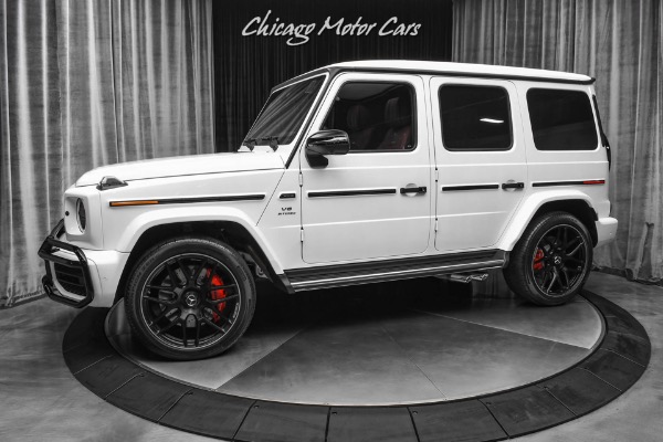 Used 2021 Mercedes-Benz G63 AMG 4Matic SUV Carbon Fiber Matte Black Wheels Pristine for sale Sold at Chicago Motor Cars in West Chicago IL 60185 1
