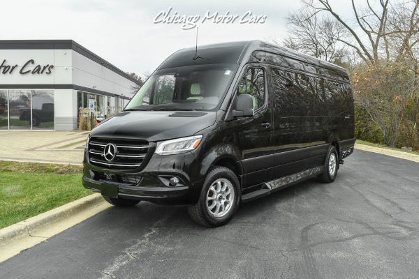 Used 2022 Mercedes-Benz Sprinter PRESIDENTIAL 3500 Ultimate Luxury SEATS UP TO 10! BATHROOM! TWO HD TVS! REFRIGERATOR! for sale Sold at Chicago Motor Cars in West Chicago IL 60185 2