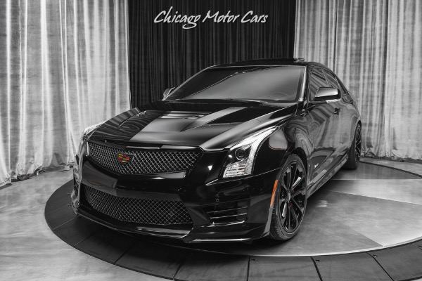 Used-2016-Cadillac-ATS-V-Performance-Sedan-Black-Raven-Luxury-Pack-Recaro-Seats-Sunroof-LOADED