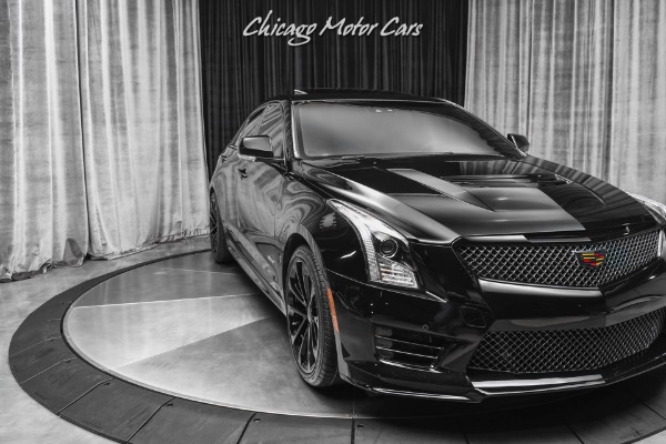 Used-2016-Cadillac-ATS-V-Performance-Sedan-Black-Raven-Luxury-Pack-Recaro-Seats-Sunroof-LOADED