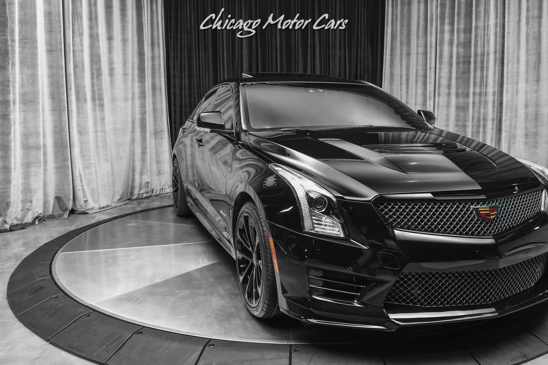 Used-2016-Cadillac-ATS-V-Performance-Sedan-Black-Raven-Luxury-Pack-Recaro-Seats-Sunroof-LOADED