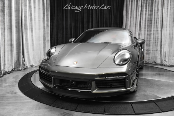 Used 2021 Porsche 911 Turbo S Coupe HUGE MSRP! Agate Grey! Exclusive Manufaktur Interior! LOADED for sale Sold at Chicago Motor Cars in West Chicago IL 60185 2