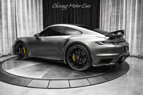 Used 2021 Porsche 911 Turbo S Coupe HUGE MSRP! Agate Grey! Exclusive Manufaktur Interior! LOADED for sale Sold at Chicago Motor Cars in West Chicago IL 60185 3