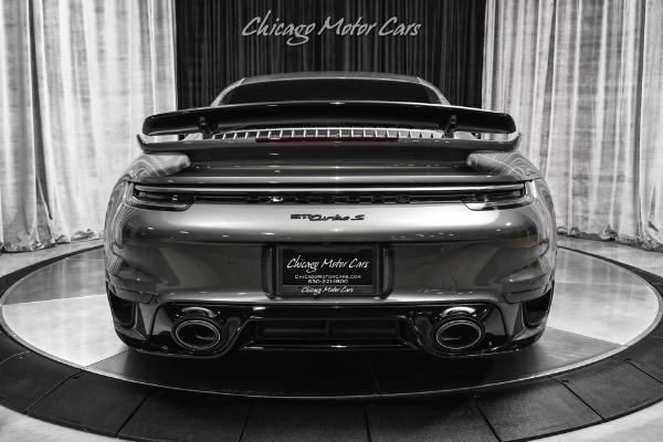 Used 2021 Porsche 911 Turbo S Coupe HUGE MSRP! Agate Grey! Exclusive Manufaktur Interior! LOADED for sale Sold at Chicago Motor Cars in West Chicago IL 60185 4