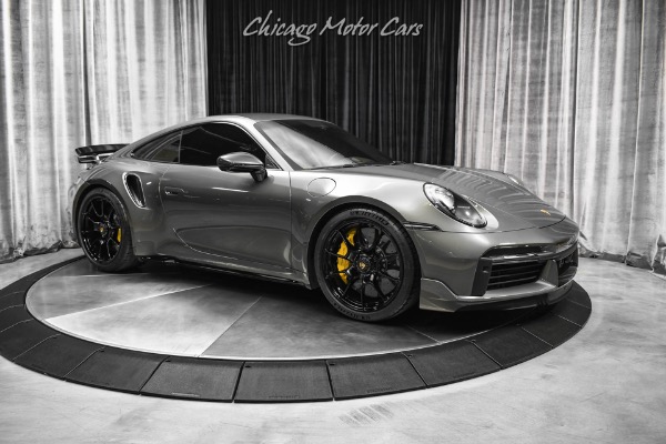 Used-2021-Porsche-911-Turbo-S-Coupe-HUGE-MSRP-Agate-Grey-Exclusive-Manufaktur-Interior-LOADED