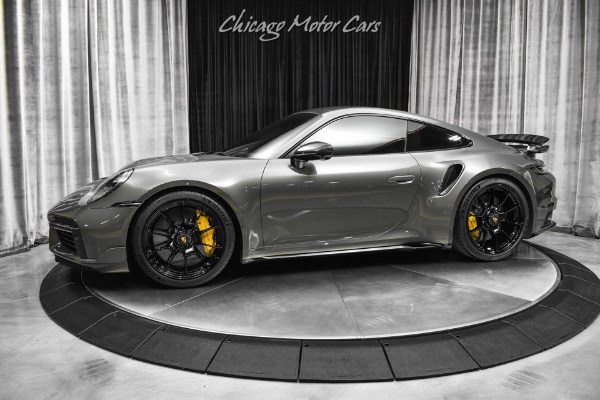 Used 2021 Porsche 911 Turbo S Coupe HUGE MSRP! Agate Grey! Exclusive Manufaktur Interior! LOADED for sale Sold at Chicago Motor Cars in West Chicago IL 60185 1