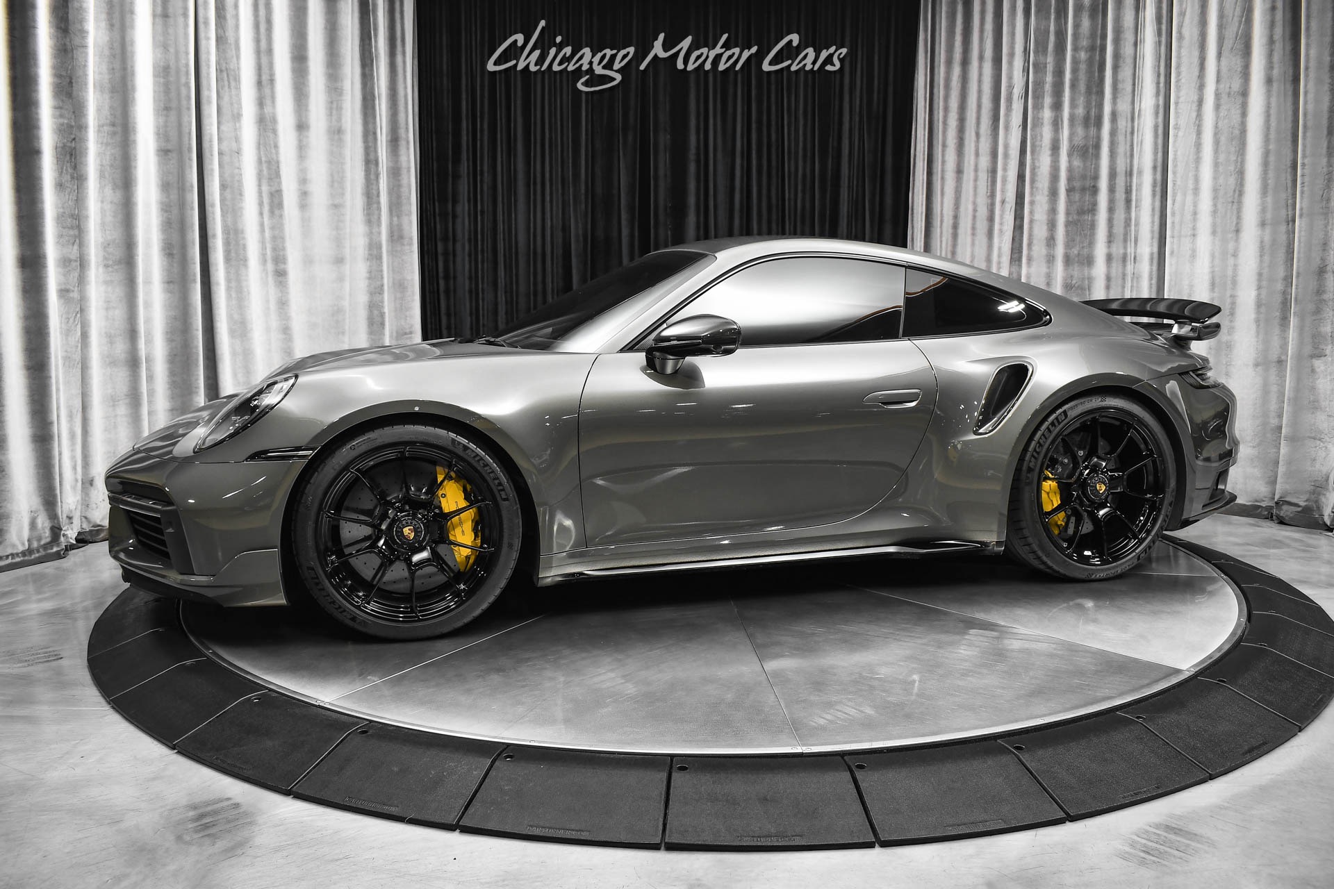 Used-2021-Porsche-911-Turbo-S-Coupe-HUGE-MSRP-Agate-Grey-Exclusive-Manufaktur-Interior-LOADED