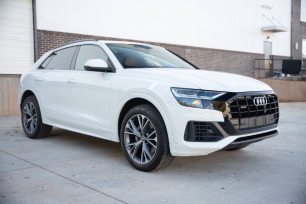 Used-2020-Audi-Q8-30T-quattro-Premium-SUV-AWD-White-Navigation-LOADED-Perfect