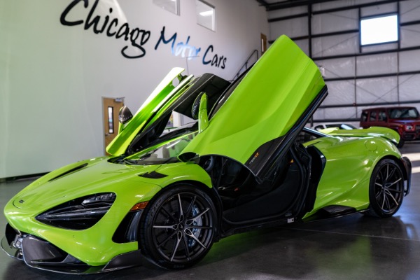 Used 2021 McLaren 765LT Coupe Only 1700 Miles! Napier Green! LOADED! Serviced! Perfect for sale Sold at Chicago Motor Cars in West Chicago IL 60185 1
