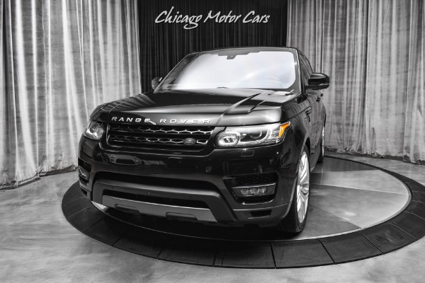Used 2016 Land Rover Range Rover Sport 5.0L V8 Supercharged Dynamic! Recently Serviced! Hot Color Combo Black/Red! for sale Sold at Chicago Motor Cars in West Chicago IL 60185 2