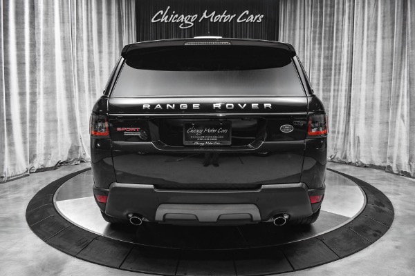 Used 2016 Land Rover Range Rover Sport 5.0L V8 Supercharged Dynamic! Recently Serviced! Hot Color Combo Black/Red! for sale Sold at Chicago Motor Cars in West Chicago IL 60185 4