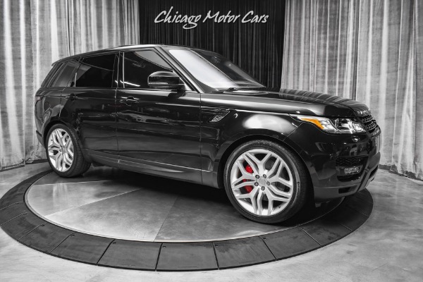 Used 2016 Land Rover Range Rover Sport 5.0L V8 Supercharged Dynamic! Recently Serviced! Hot Color Combo Black/Red! for sale Sold at Chicago Motor Cars in West Chicago IL 60185 6